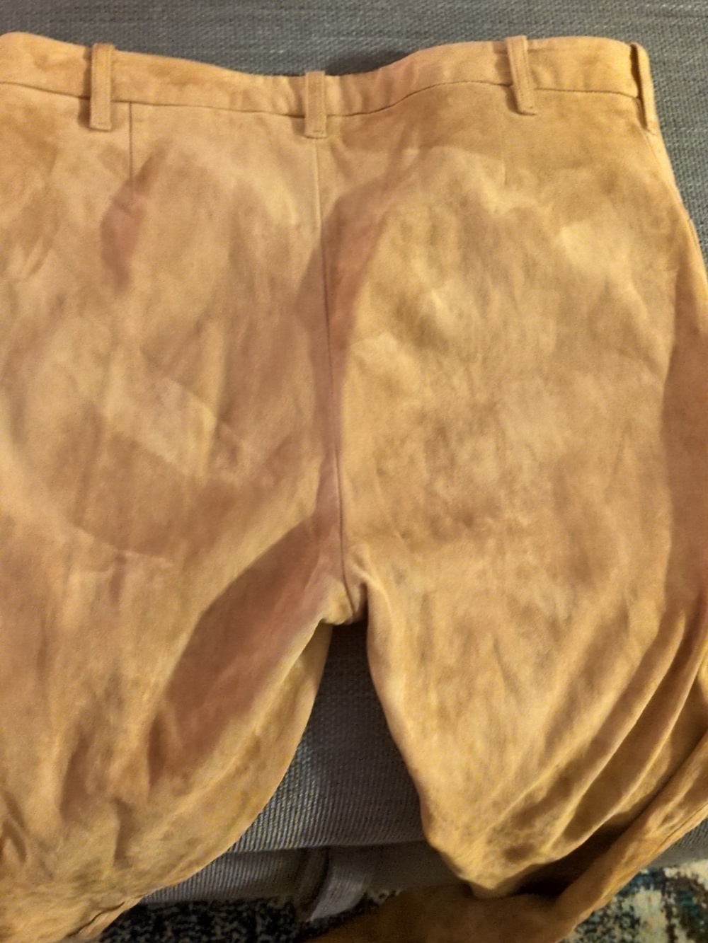 Suede Riding Breeches in Tan Ralph Lauren - Picture 8 of 16